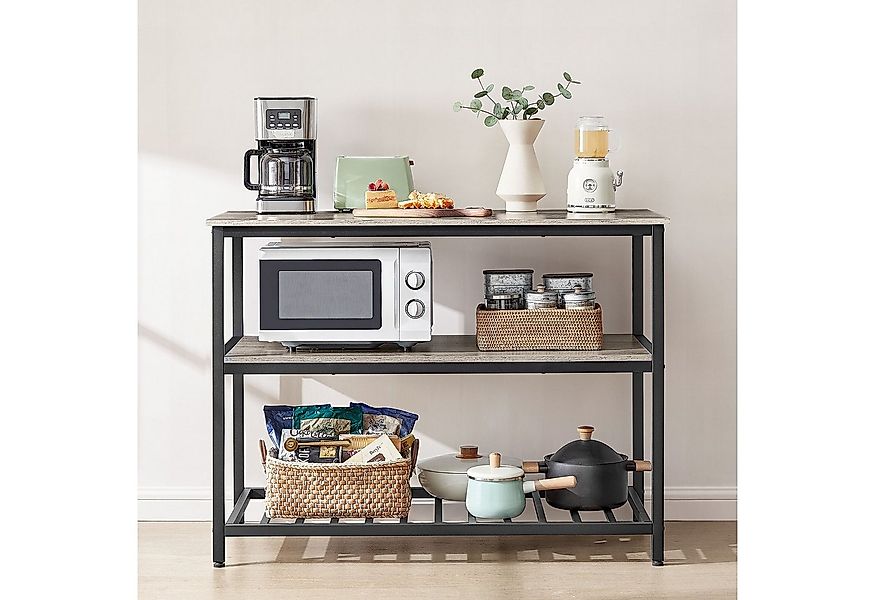 VASAGLE Küchenregal, Kücheninsel, Standregal, 60 x 120 x 90 cm (TxBxH) günstig online kaufen