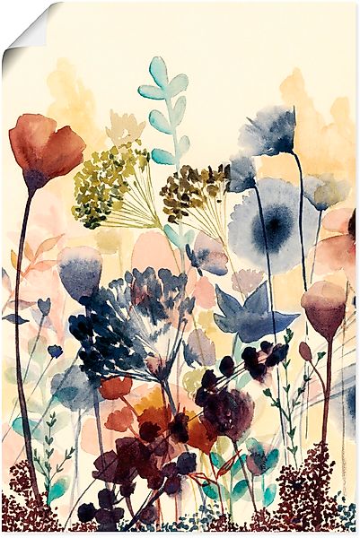 Artland Wandbild »Sonnengetrocknete Blüten I«, Blumenwiese, (1 St.), als Al günstig online kaufen