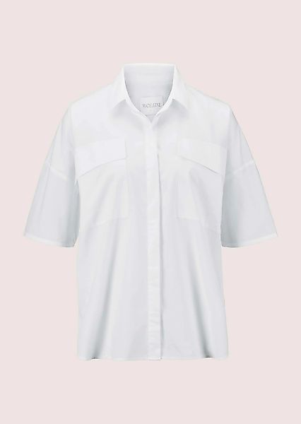 MADELEINE Kurzarmbluse "Hemdbluse Oversize-Hemd aus Baumwolle" günstig online kaufen