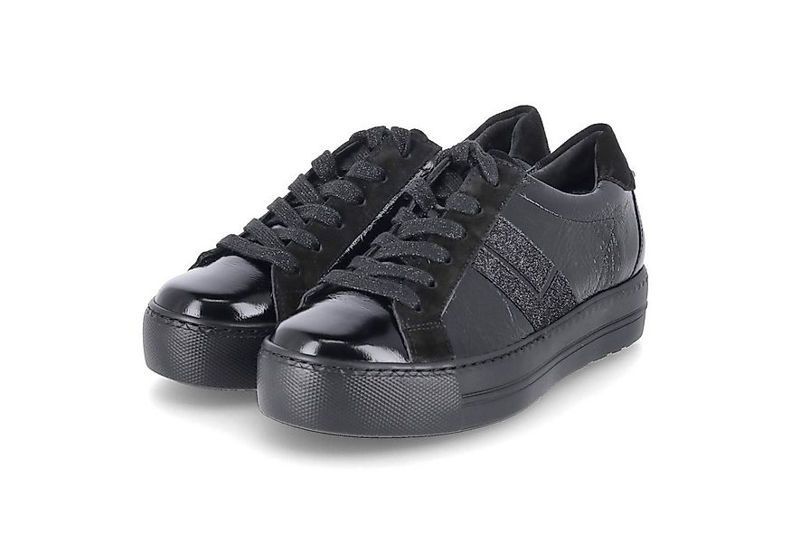 Paul Green Paul Green 5430-09 Damen Leder & Textil schwarz Schnürschuh günstig online kaufen