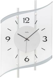 AMS Funkwanduhr (Exklusiv-Modell,Quarzuhr,Made in Germany,Wohnzimmer,Esszim günstig online kaufen