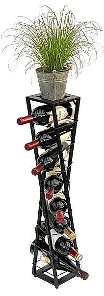 DanDiBo Weinregal Metall Schwarz Blumensäule Esperanza günstig online kaufen