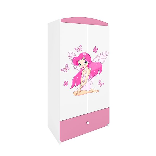 Raumhirsch Furniture Kinderkleiderschrank Babydreams Drehtürenschrank Kleid günstig online kaufen
