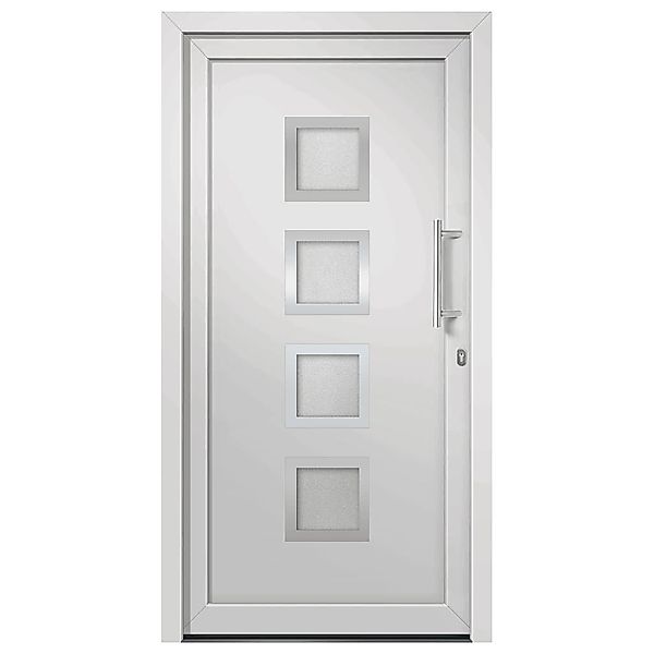 vidaXL Haustür Haustür Weiß 98x208 cm günstig online kaufen