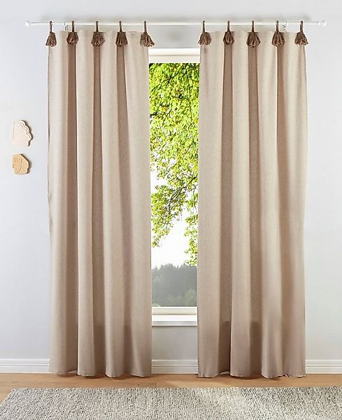 LeGer Home by Lena Gercke Gardine Leger (1 St), Schlaufen, blickdicht, Baum günstig online kaufen