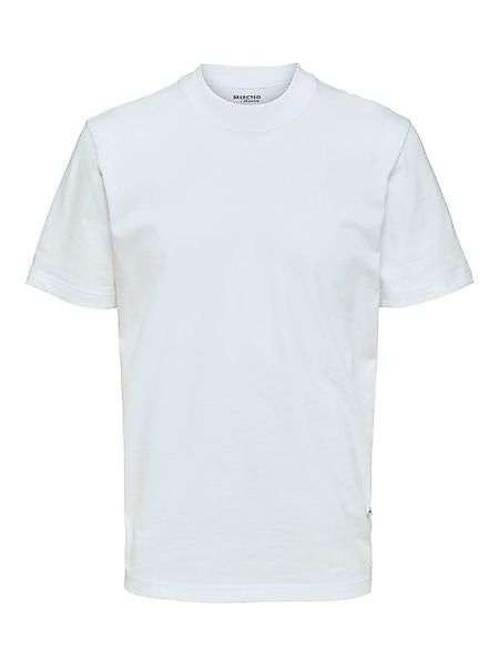 Selected Homme Herren Rundhals T-Shirt SLHRELAXCOLMAN - Relaxed Fit günstig online kaufen