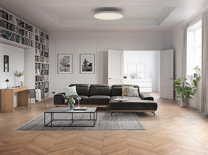 Musterring Wohnlandschaft "MR 2490 Ecksofa mit erstklassigem Sitzkomfort, L günstig online kaufen