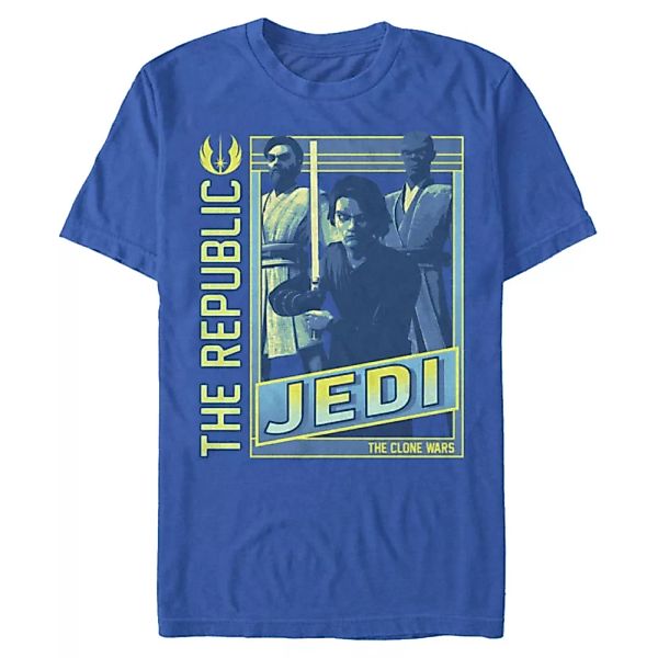 Star Wars - The Clone Wars - Gruppe JEDI Group - Männer T-Shirt günstig online kaufen