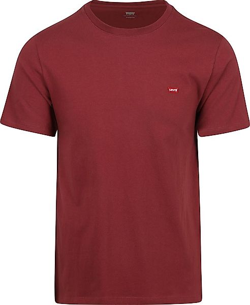 Levi's T-Shirt Original Oxblood Rot - Größe XXL günstig online kaufen