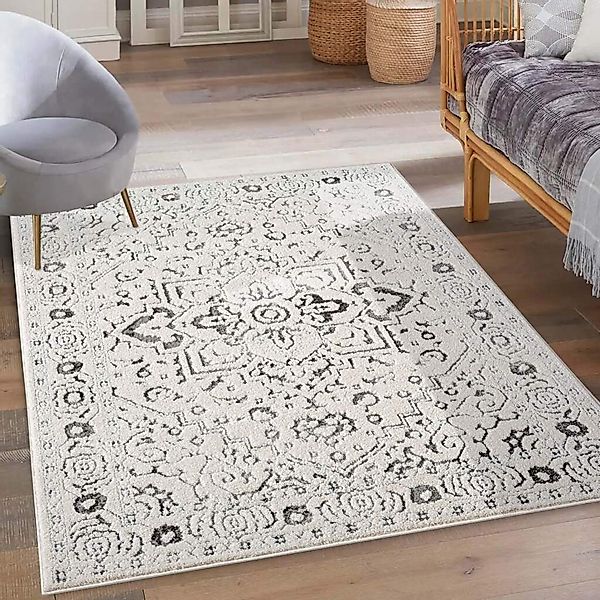 Carpet City Teppich »LOUNGE 0638«, rechteckig, 15 mm Höhe, Kurzflor-Teppich günstig online kaufen