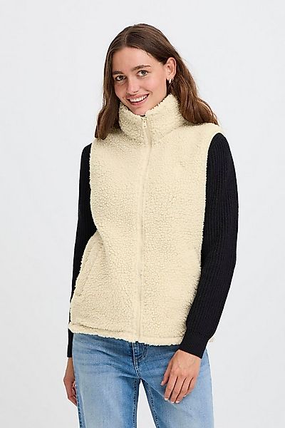 OXMO Plüschweste OXTINNE Lässige Teddyweste mit Taschen günstig online kaufen