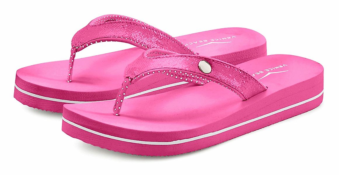 Venice Beach "Sandale, Badeschuh, Pantolette, Badelatsche, Flip Flop" mit G günstig online kaufen