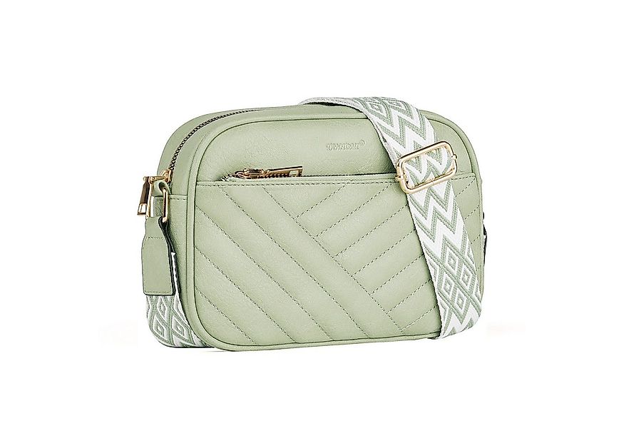 TAN.TOMI Umhängetasche Damen Handy Schultertasche Gestepptes Design Crossbo günstig online kaufen