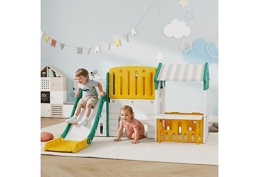 AIYAPLAY Rutsche 7 in 1 Spielplatz, (Gartenrutsche, 1-tlg., Babyrutsche), f günstig online kaufen