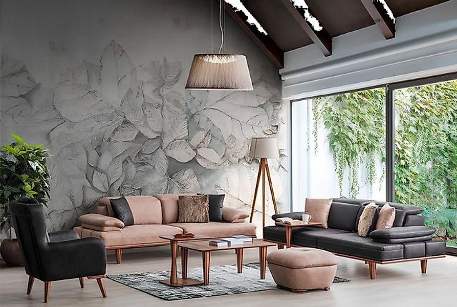 JVmoebel Sofa Sofagarnitur Couch Polster Set 3+3+1 Sitz Bequem im modernen günstig online kaufen