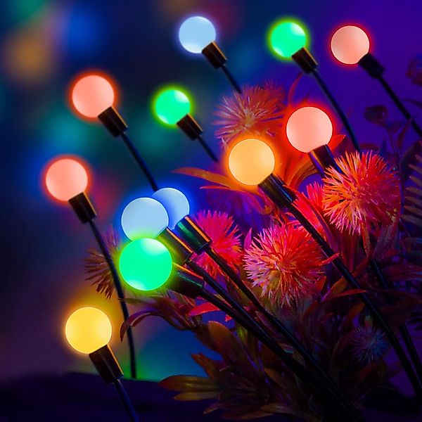 MUPOO LED Gartenleuchte LED-Lichterkette Leuchten Solarbetriebene günstig online kaufen