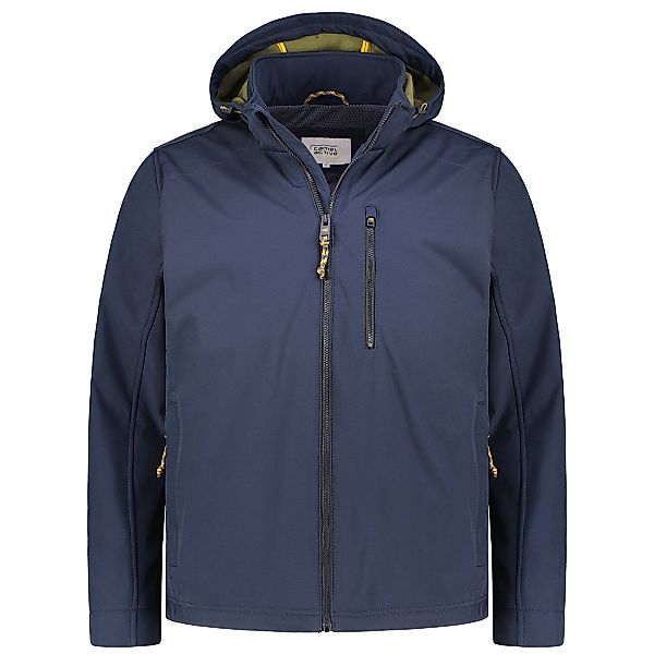 camel active Softshelljacke mit Stretch Farbe blau Größe: 60 günstig online kaufen