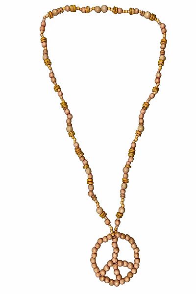 COLLEZIONE ALESSANDRO Lange Kette "Peace", aus Holzperlen gefädelt günstig online kaufen