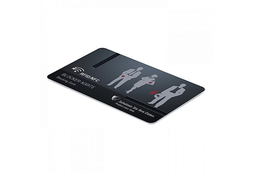 Leicke Geldbörse RFID-/NFC-Blocker Card - schützt vor Datendiebstahl (1-tlg günstig online kaufen