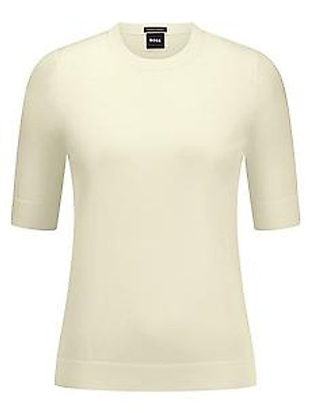 Rundhals-Pullover Farbella BOSS weiss günstig online kaufen