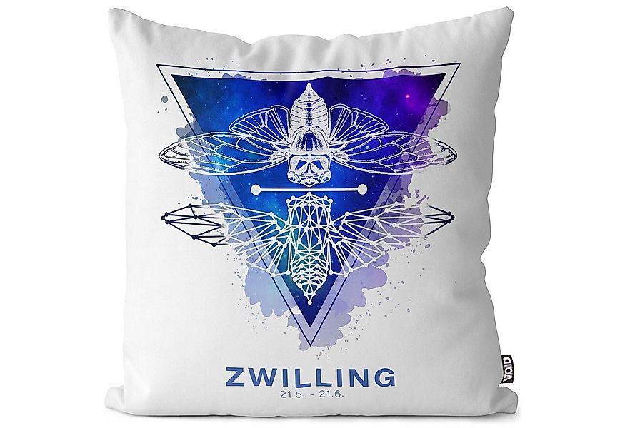 VOID Kissenbezug, (1 Stück), Sternzeichen Sterne Horoskop Zwilling Sternzei günstig online kaufen
