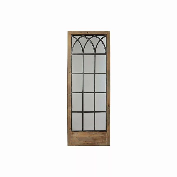 Wandspiegel Dkd Home Decor Schwarz Metall Braun Birke Fenster (60 X 3 X 160 günstig online kaufen