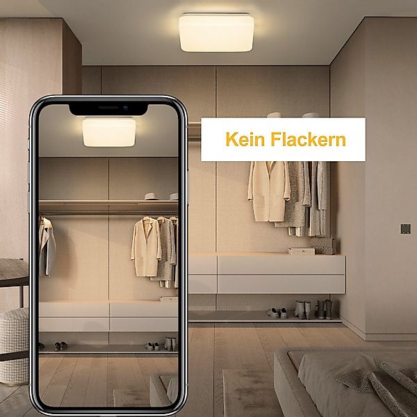 Nettlife LED Deckenleuchte Sternenhimmel Kinderzimmer 15W 21cm 3000K Weiß D günstig online kaufen