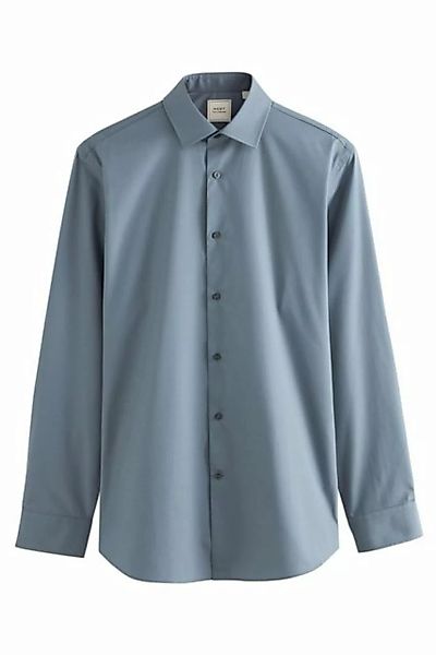 Next Langarmhemd Pflegeleichtes Hemd-Slim-Fit (1-tlg) günstig online kaufen