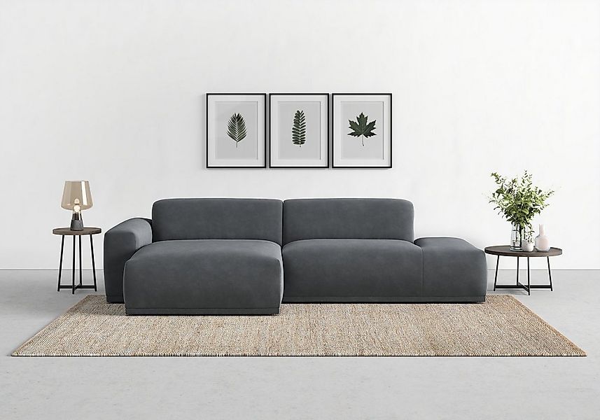 TRENDMANUFAKTUR Ecksofa Braga, mit hochwertigem Kaltschaum, L-Form, in Cord günstig online kaufen