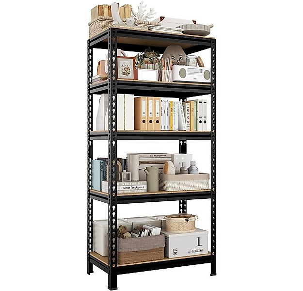 Yaheetech Schwerlastregal mit 5 Verstellbaren Ablagen, Lagerregale 70 cm br günstig online kaufen