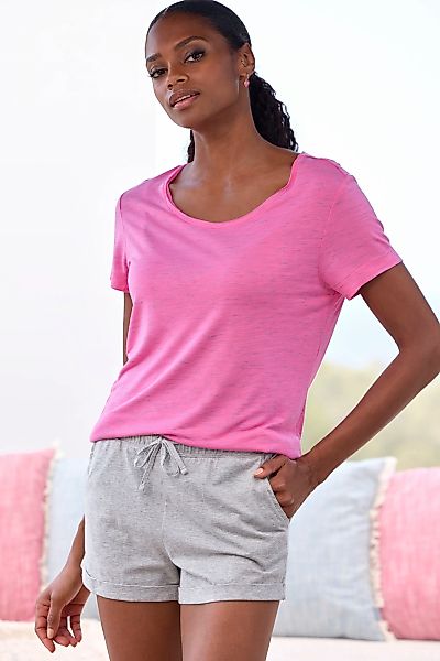 Vivance Dreams Shorty 2-teilig, 2 tlg. mit schönem Melange-Effekt günstig online kaufen