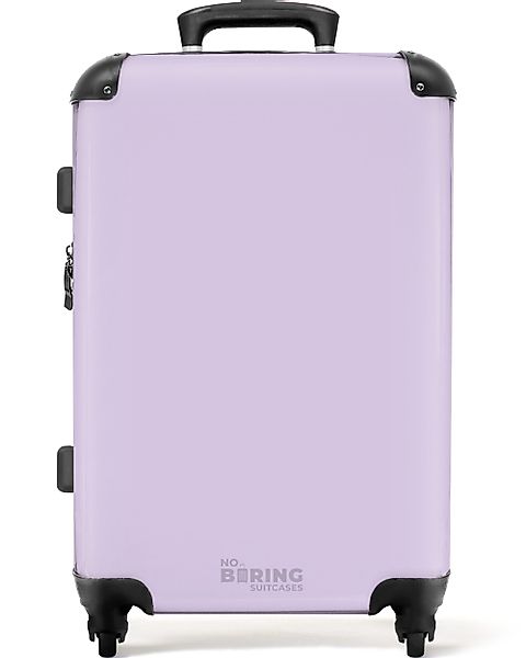 NoBoringSuitcases.com© Hartschalen-Trolley Pastell lila 67 cm günstig online kaufen