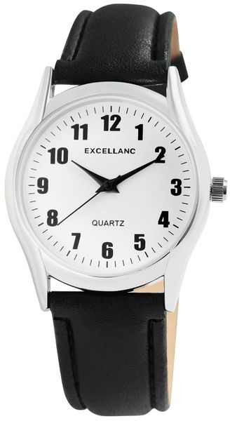 Excellanc Quarzuhr 2900226 Herrenuhr mit Lederimitations-Armband, günstig online kaufen