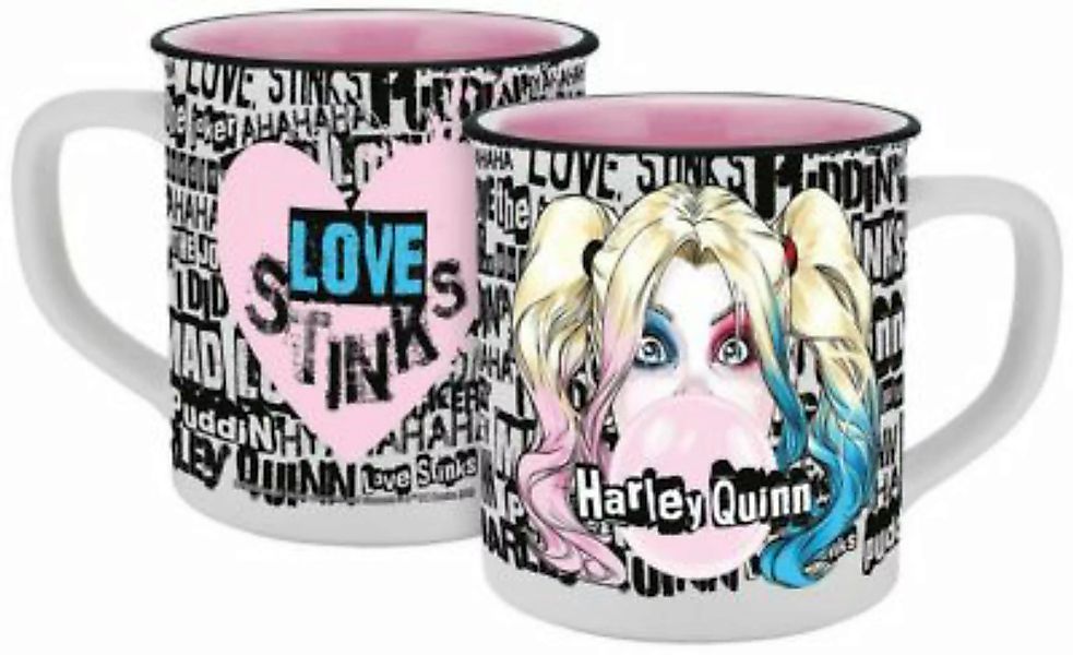Geda Labels Tasse Harley Quinn Emaille-Optik 400ml Tassen bunt günstig online kaufen