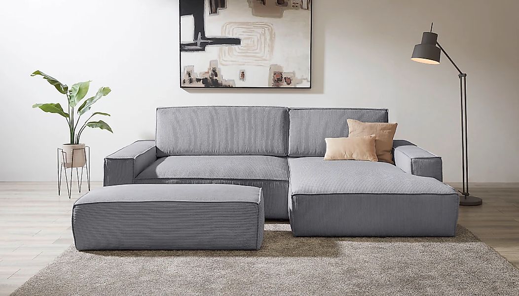 Home affaire Polsterecke "SHERWOOD XXL tief, L-Form, Schlaffunktion, Bigsof günstig online kaufen