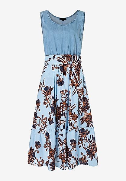 Kleid, Denim-Print Mix, Sommer-Kollektion günstig online kaufen