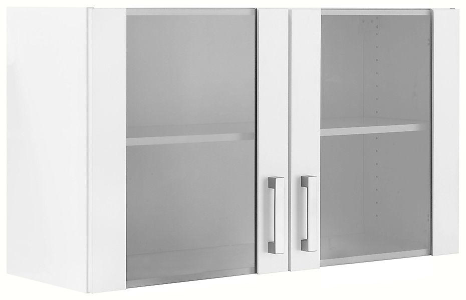 OPTIFIT Hängeschrank "Odense", 100 cm breit, mit 2 Türen mit Grauglaseinsat günstig online kaufen