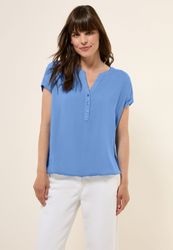 Cecil Kurzarmbluse mit Elastiksaum günstig online kaufen