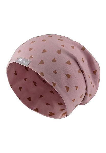 Sterntaler® Schirmmütze Beanie Herzen (1-St) günstig online kaufen