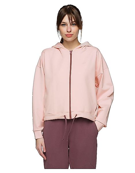 4f Sweatshirt Mit Reißverschluss S Light Pink günstig online kaufen