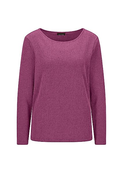 GOLDNER Langarmshirt "Langarm Melange Jersey-Oberteil" U-Boot-Ausschnitt günstig online kaufen