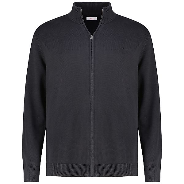 s.Oliver Strickjacke aus Baumwolle Farbe schwarz Größe: 3XL günstig online kaufen