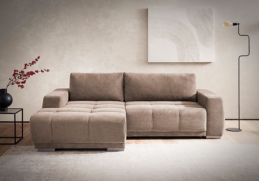 INOSIGN Ecksofa Bolero L-Form, wahlweise mit günstig online kaufen