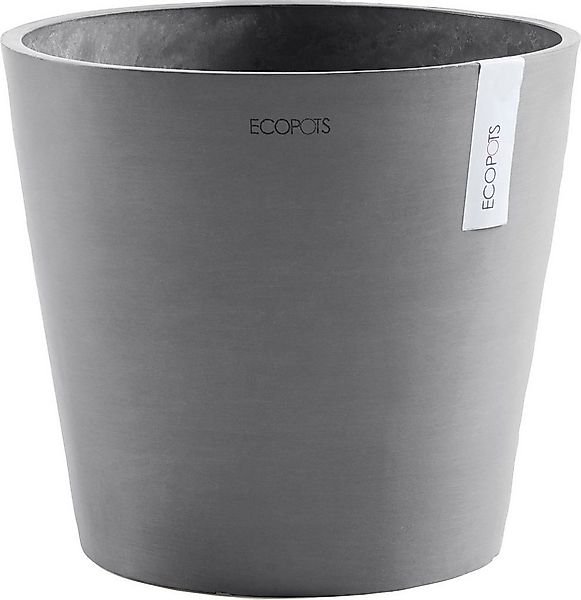 ECOPOTS Blumentopf AMSTERDAM Grey, BxTxH: 30x30x26 cm, mit Wasserreservoir günstig online kaufen