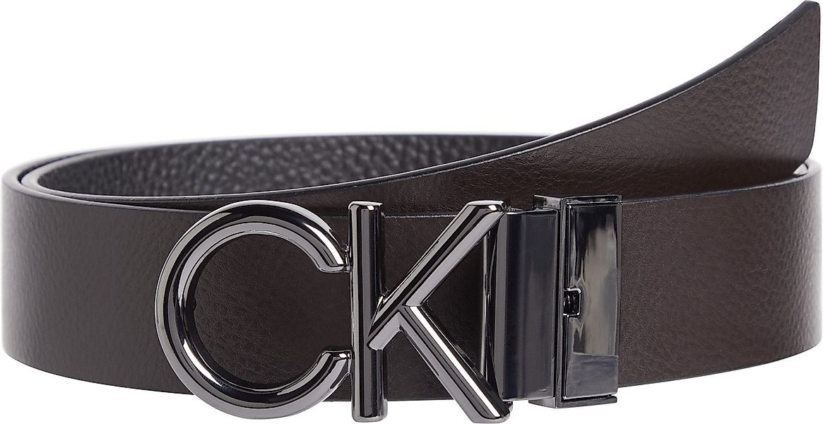 Calvin Klein Ledergürtel ADJ/REV CK METAL günstig online kaufen