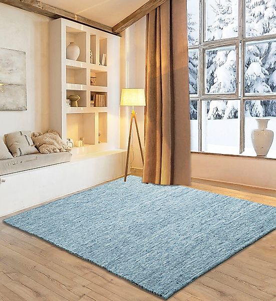 my home Wollteppich Pirker, rechteckig, Höhe: günstig online kaufen