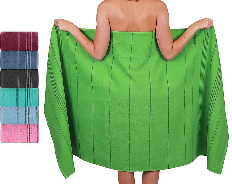 Betz Strandtuch Betz XXL Badetuch LINES Saunahandtuch Liegetuch 90x180 cm, günstig online kaufen