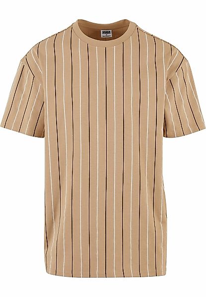 URBAN CLASSICS T-Shirt "Urban Classics Printed Pinstripe Tee", (1 tlg.) günstig online kaufen