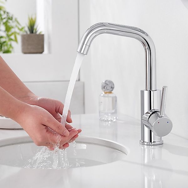 Auralum Max Waschtischarmatur 360° Wasserhahn Badarmatur günstig online kaufen