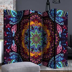 Paravent mit Mandala Motiv orientalischen Stil günstig online kaufen